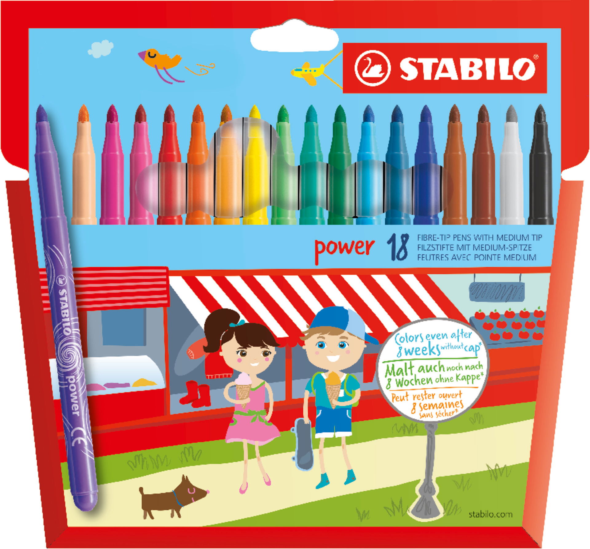 Fiber-Tip Pen STABILO power