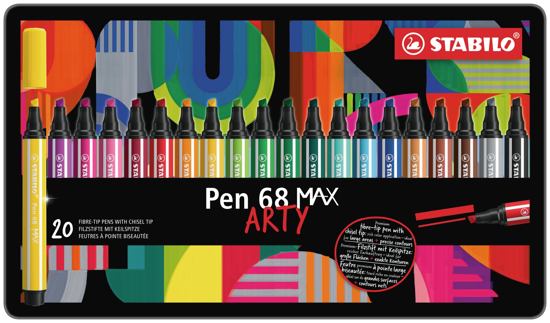 Fiber-Tip Pen STABILO Pen 68 MAX
