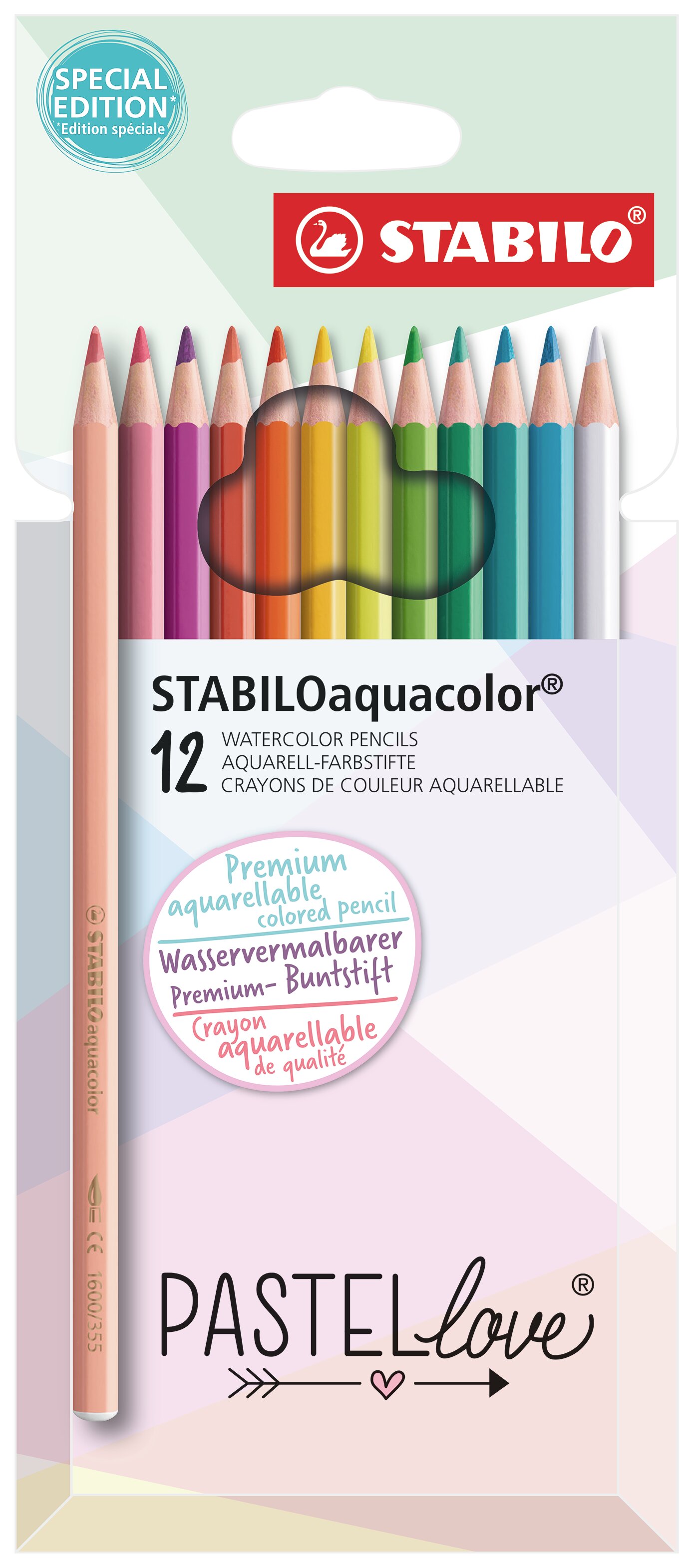 Akvarellálható színes ceruza STABILOaquacolor Színes ceruzák STABILOaquacolor