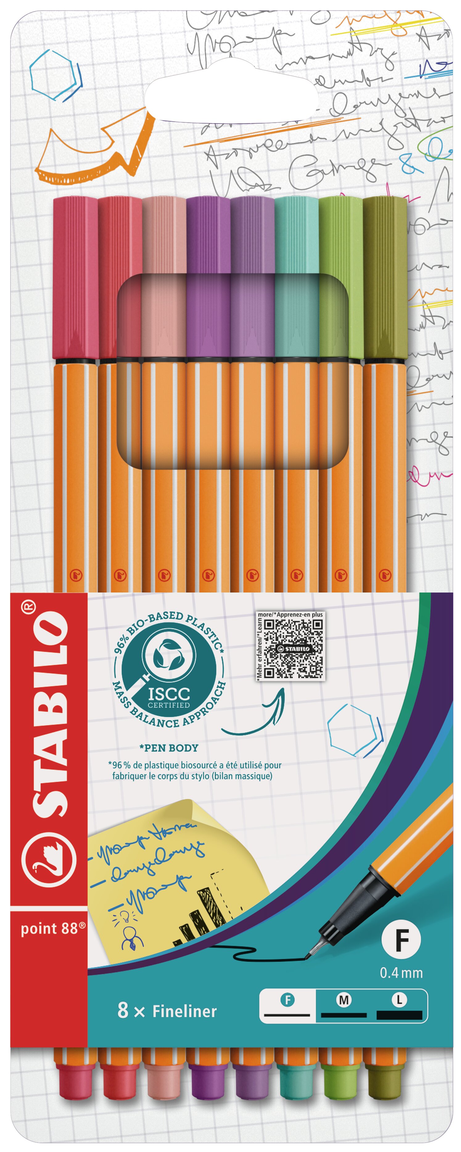 Stylo-feutre pointe fine STABILO point 88 Stylos-feutres STABILO point 88