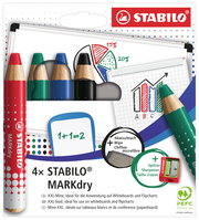 Marker STABILO MARKdry, Stabilo, Marker, Whiteboard, Bleistift, Flipchart
