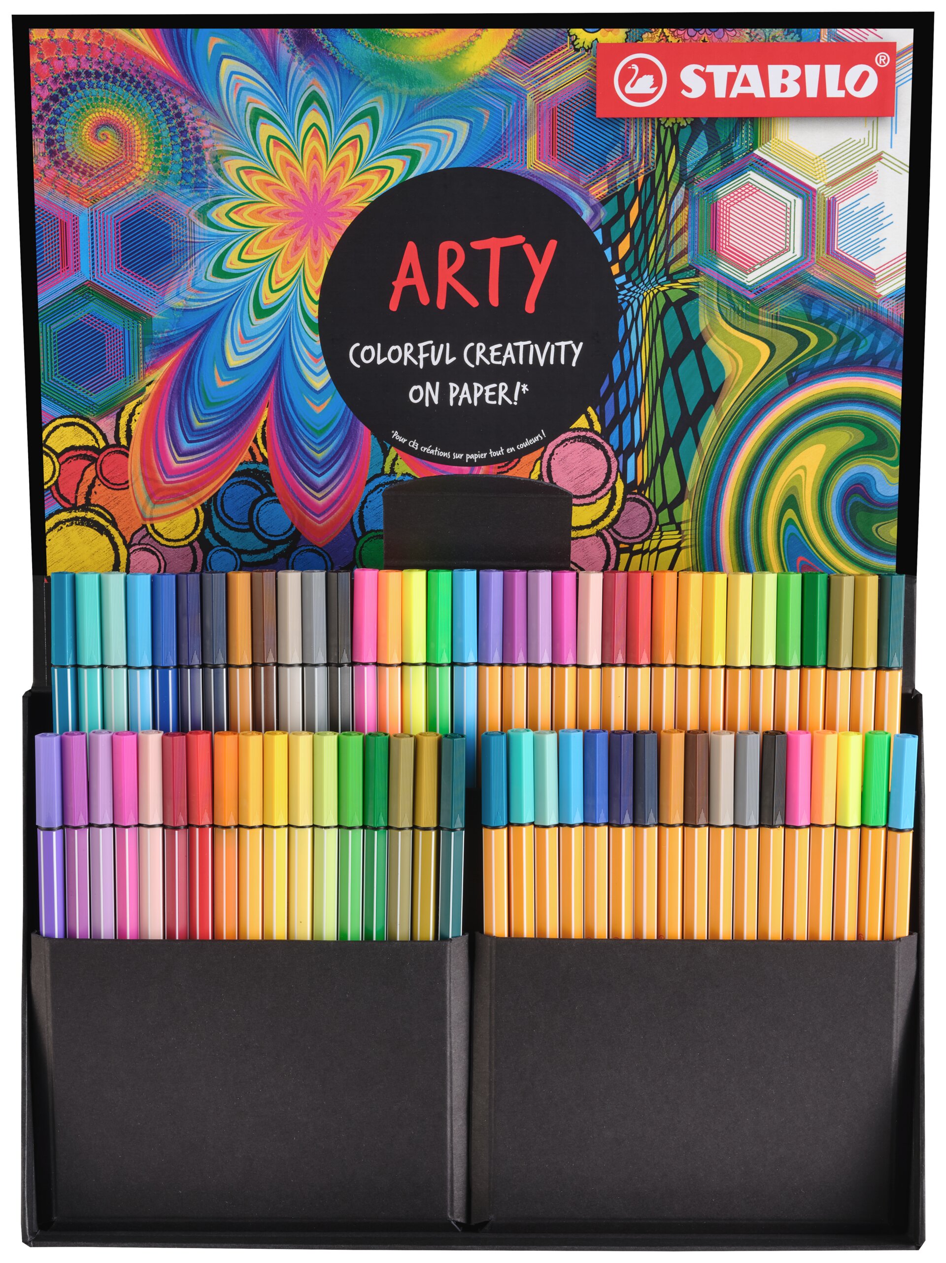 Coffret créatif premium STABILO ARTY : STABILO Pen 68 + STABILO point 88 Coffret créatif premium STABILO ARTY : STABILO Pen 68 + STABILO point 88