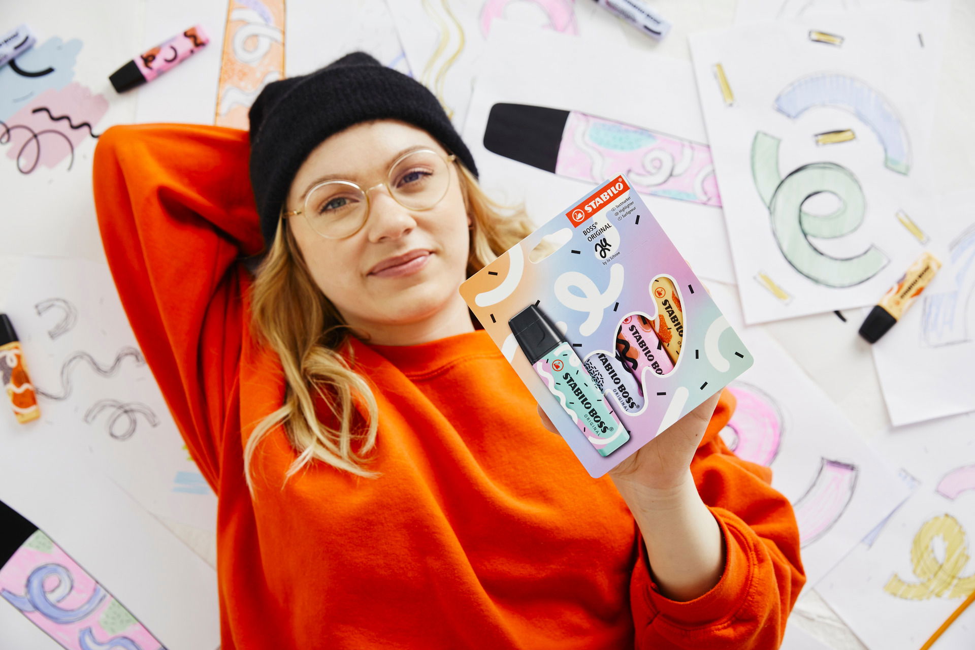 Evidenziatore STABILO BOSS ORIGINAL by Ju Schnee