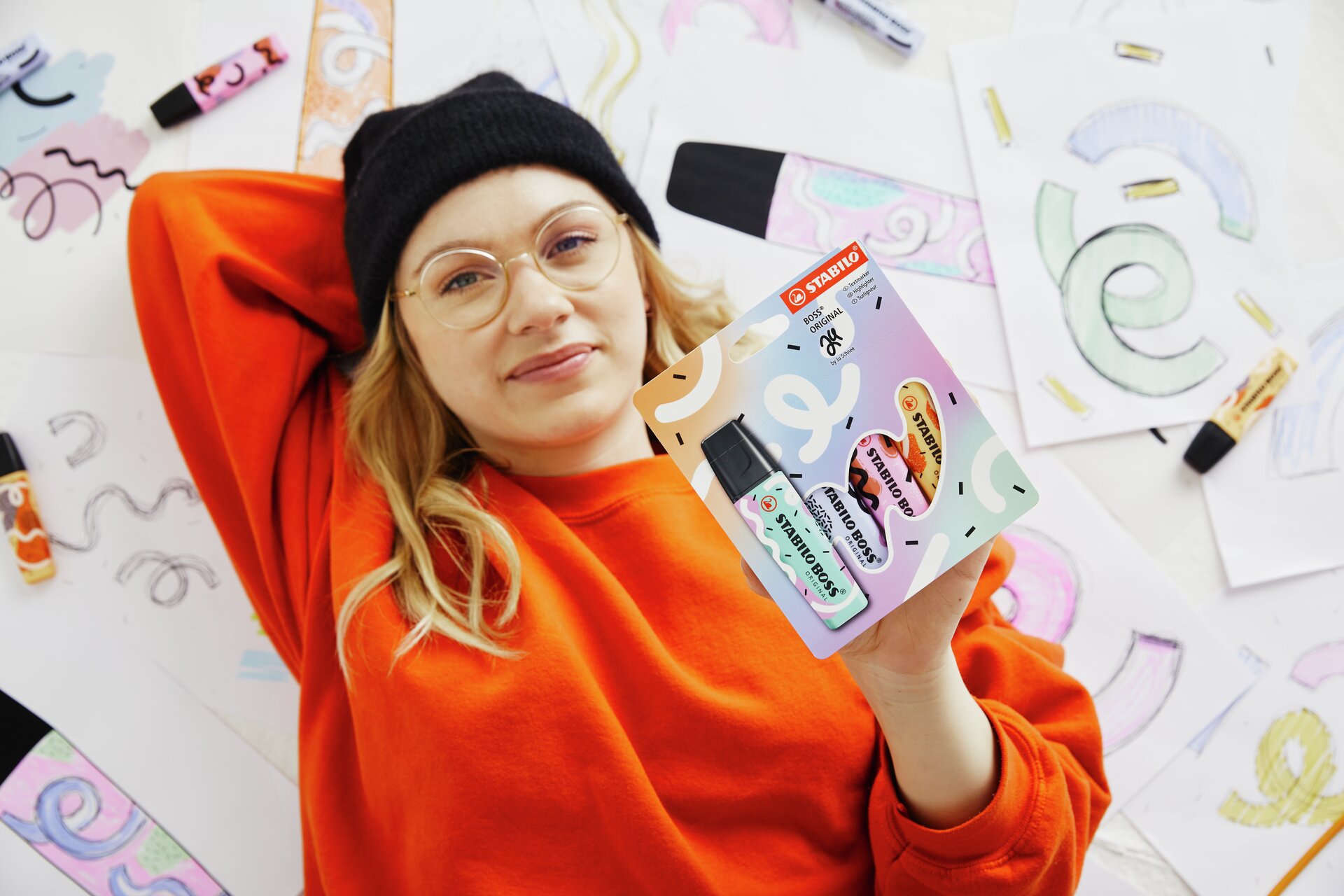 Evidenziatore STABILO BOSS ORIGINAL by Ju Schnee