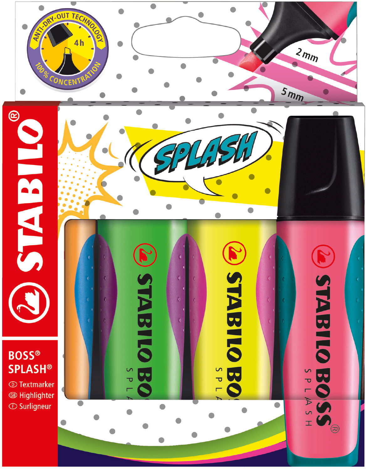 Textmarker STABILO BOSS SPLASH