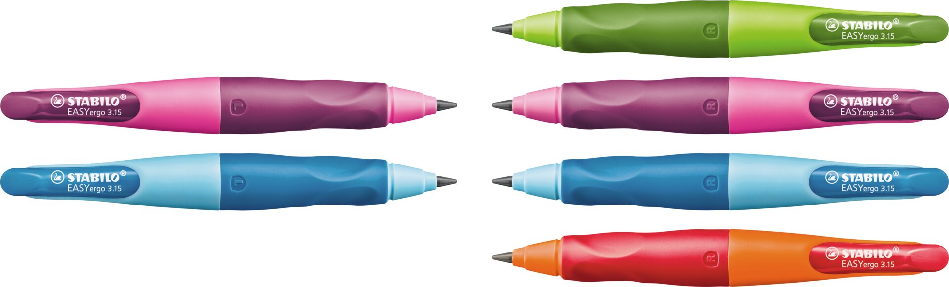 Ergonomicky tvarovaná mechanická grafitová tužka STABILO EASYergo 3.15 Ergonomicky tvarovaná mechanická grafitová tužka STABILO EASYergo 3.15