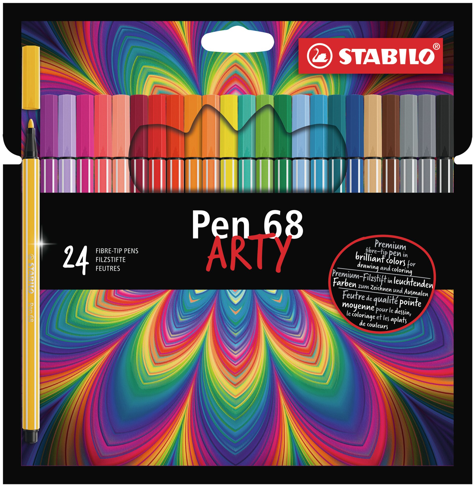 Premium felt-tip pen STABILO Pen 68 Fiber-Tip Pen STABILO Pen 68 ARTY