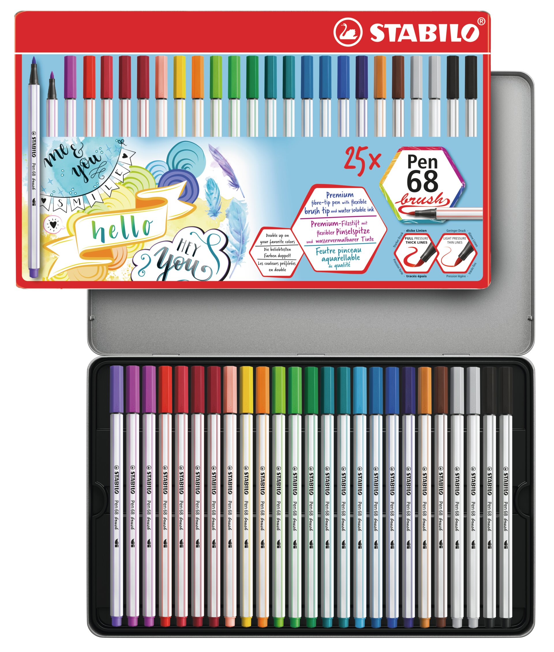 Feutre pinceau STABILO Pen 68 brush Feutres STABILO Pen 68 brush