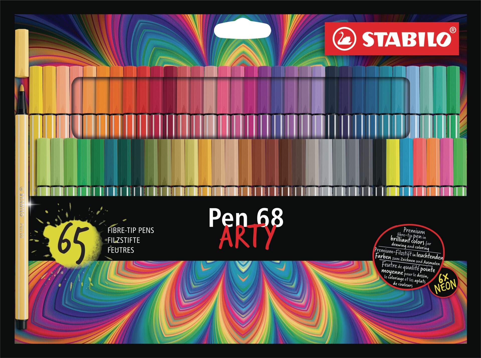 Feutre de dessin de qualité premium STABILO Pen 68 Feutres STABILO Pen 68 ARTY