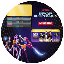 Fibrowa końcówka STABILO Pen 68 metallic KPop Demon Hunters