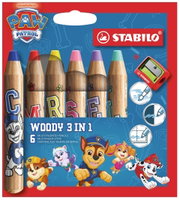 Matite colorate STABILO woody 3 in 1 PAW Patrol