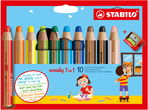 Matite colorate STABILO woody 3 in 1