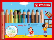 Lápices de colores STABILO woody 3 in 1
