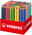 Crayon de couleur large triangulaire STABILO Trio Crayons de couleurs STABILO Trio thick