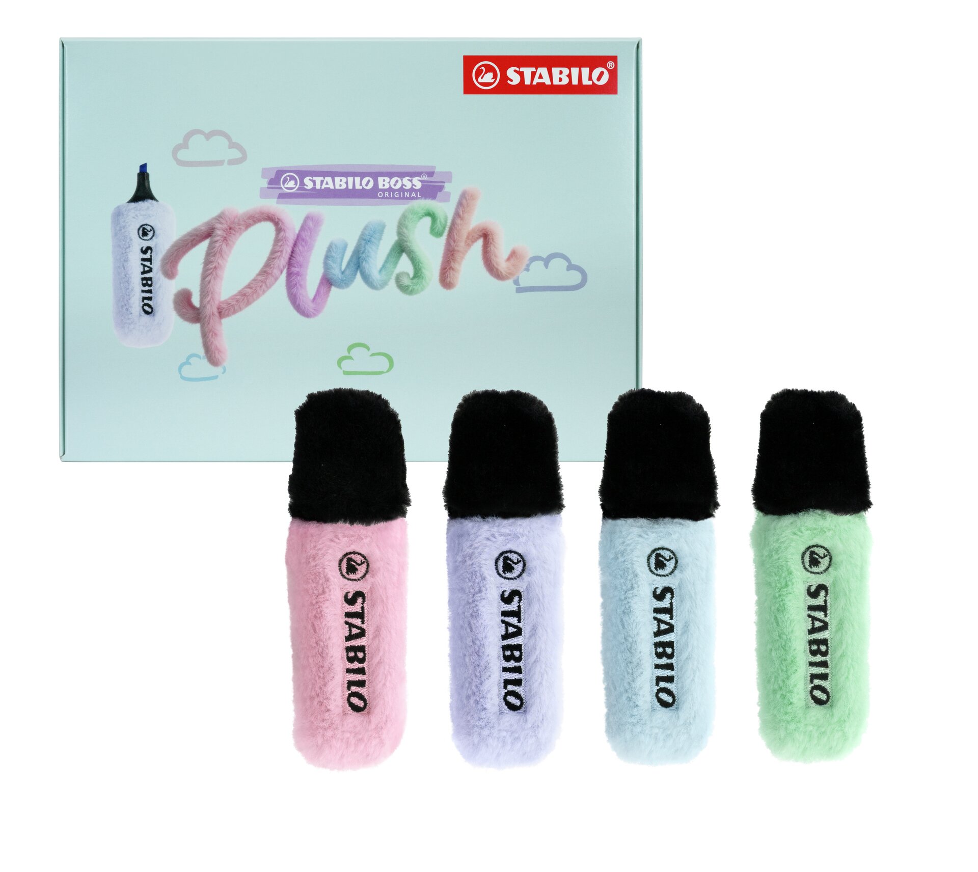 Textmarker STABILO BOSS ORIGINAL PLUSH Pastel