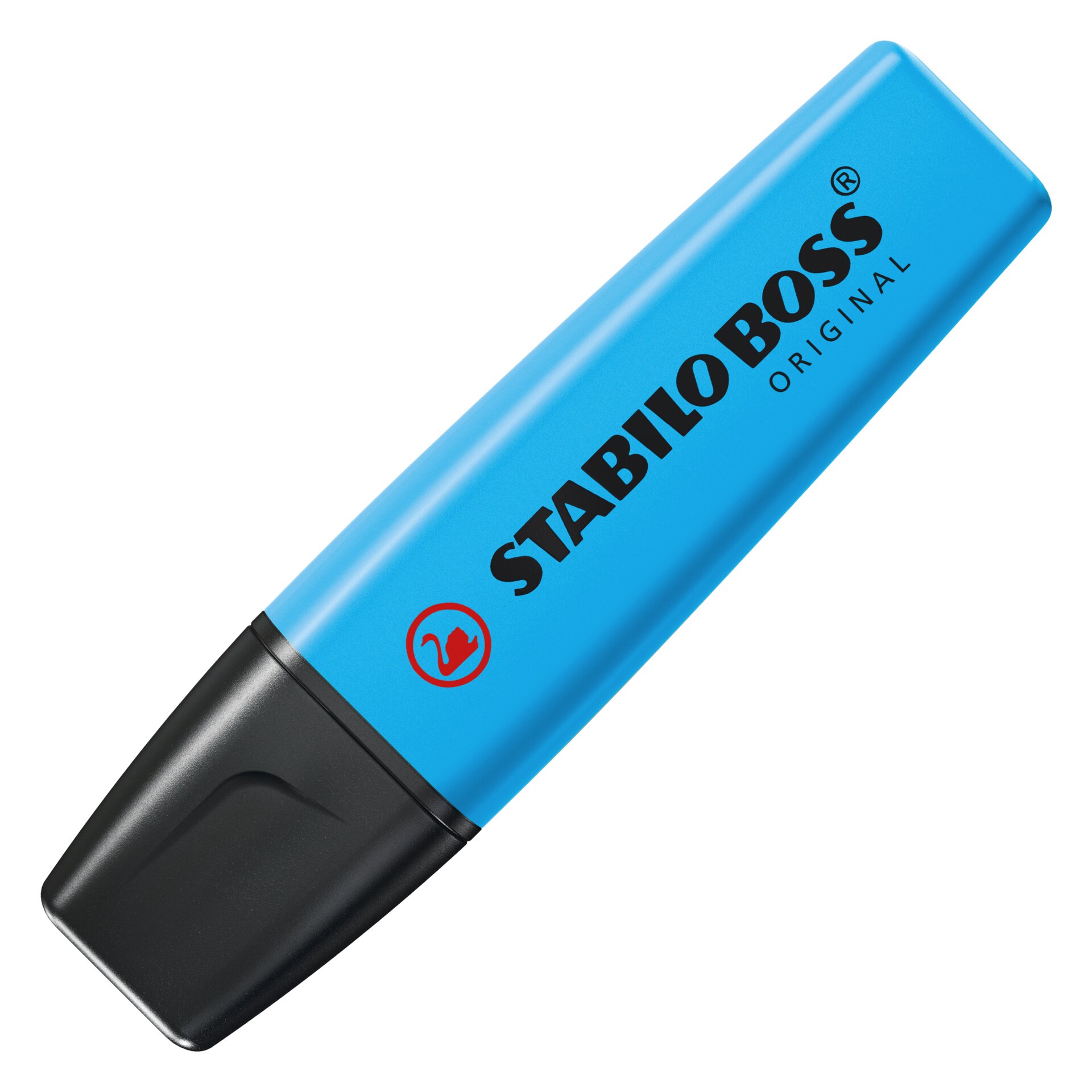 Textmarker STABILO BOSS ORIGINAL, glow-stabilo, marker, highlighter, blue, stabilo boss