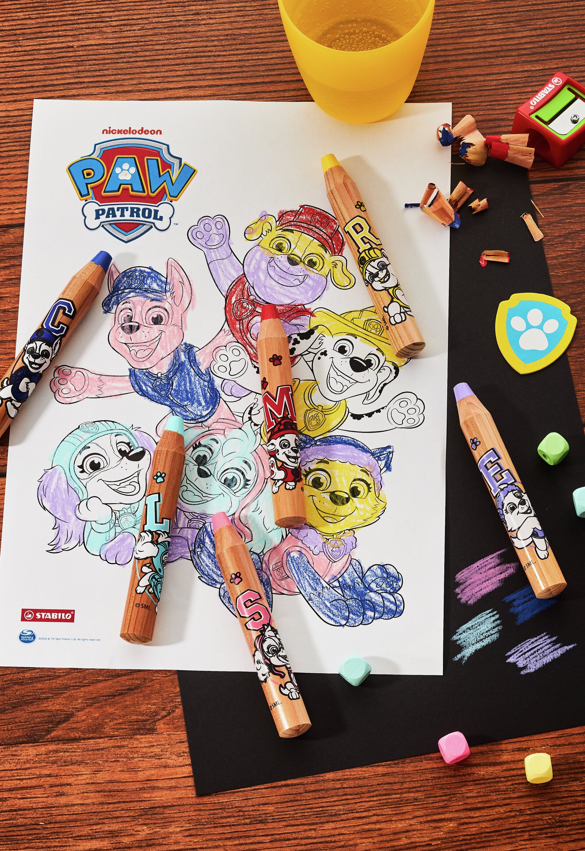 Matite colorate STABILO woody 3 in 1 PAW Patrol