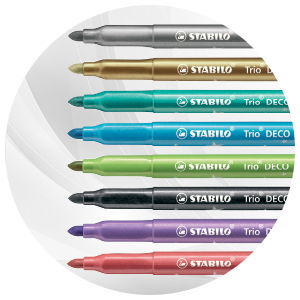 Fiber-Tip Pen STABILO Trio DECO