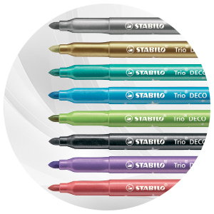 Fiber-Tip Pen STABILO Trio DECO