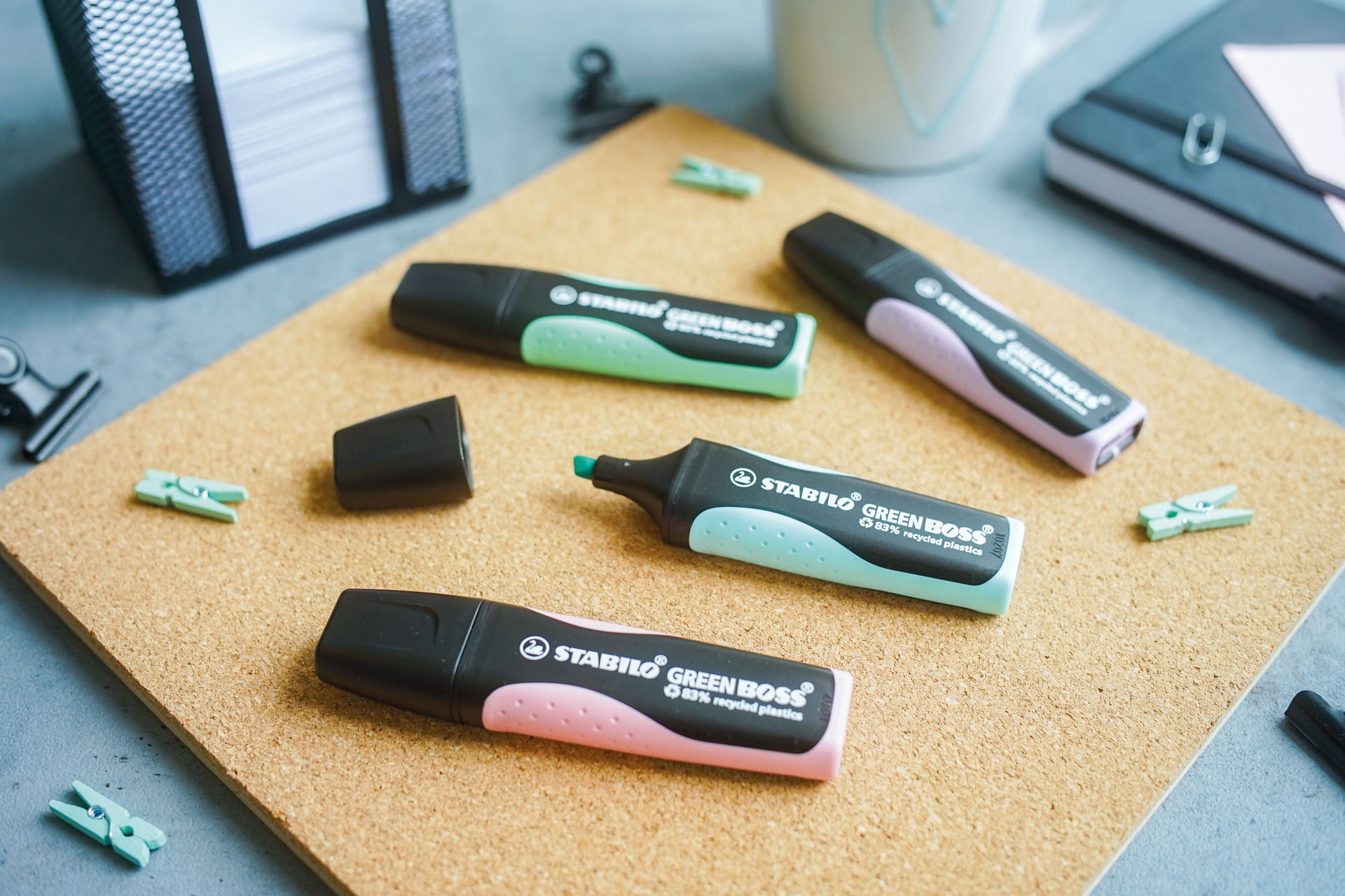 zvýrazňovač STABILO GREEN BOSS Pastel