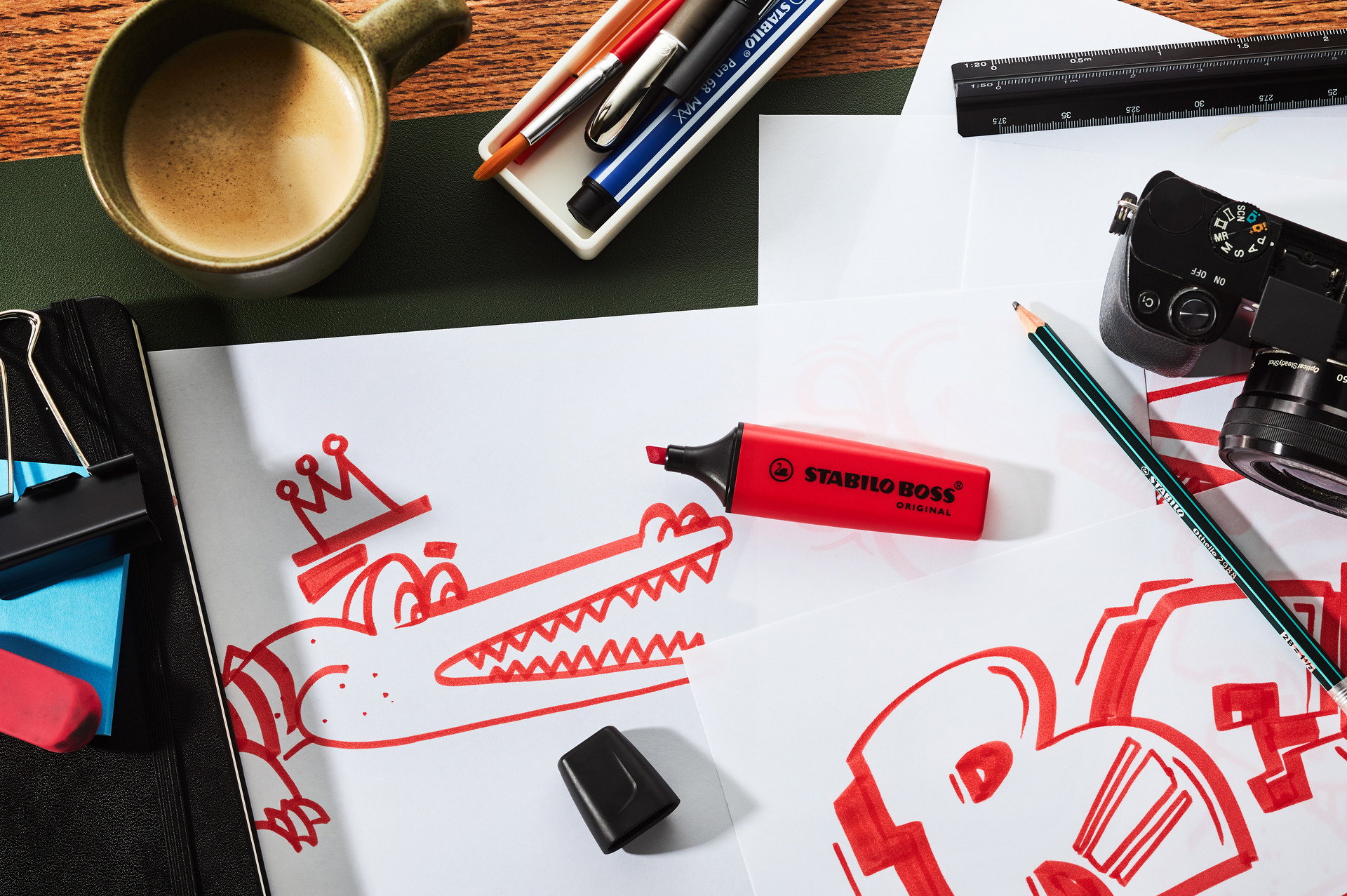 Evidenziatore STABILO BOSS ORIGINAL