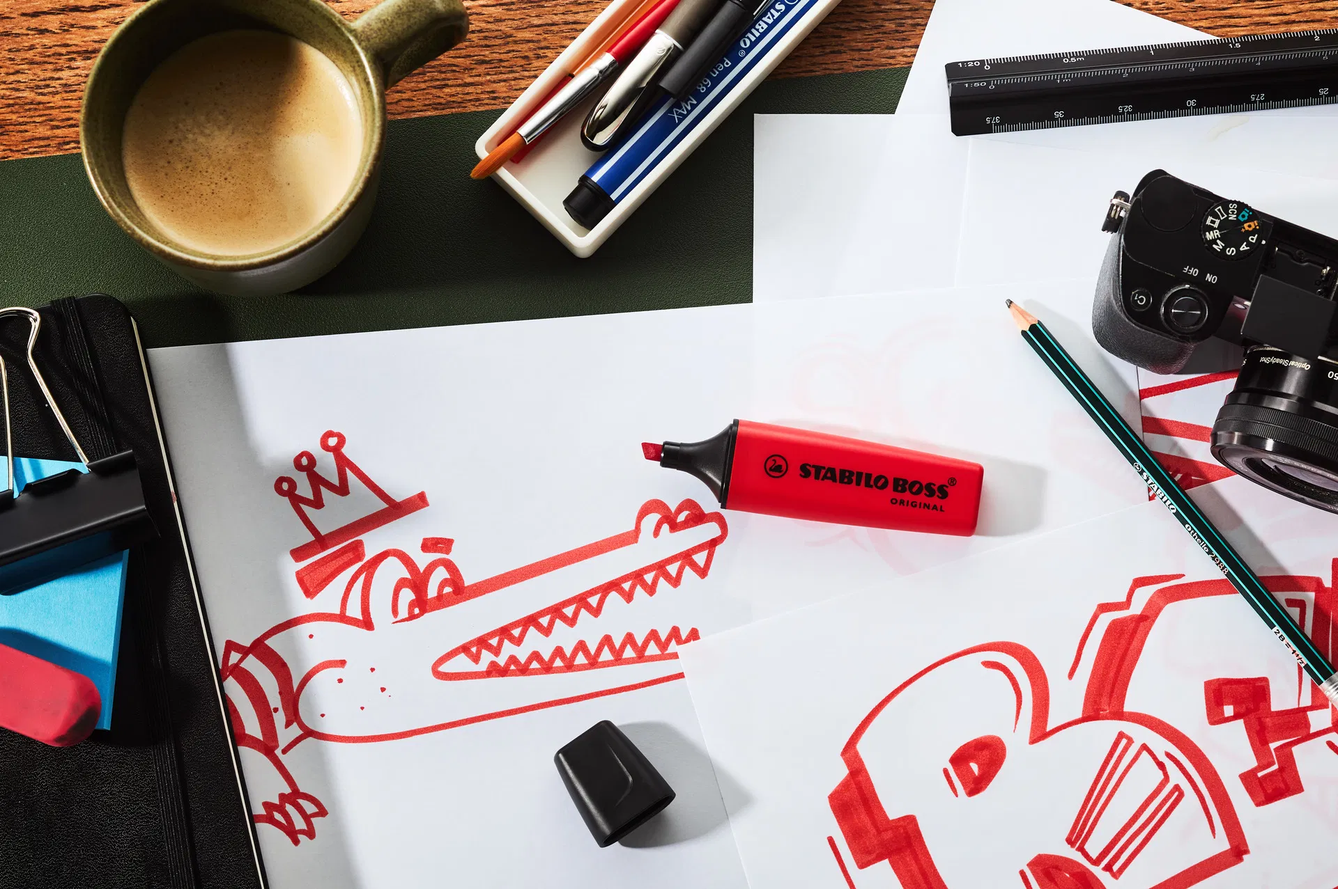 Markeerstiften STABILO BOSS ORIGINAL