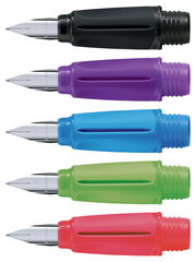 Fountain pen, Nib, Interchangeable nib, Colored grip, Ink pen