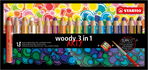 Crayons de couleurs STABILO woody 3 in 1 ARTY