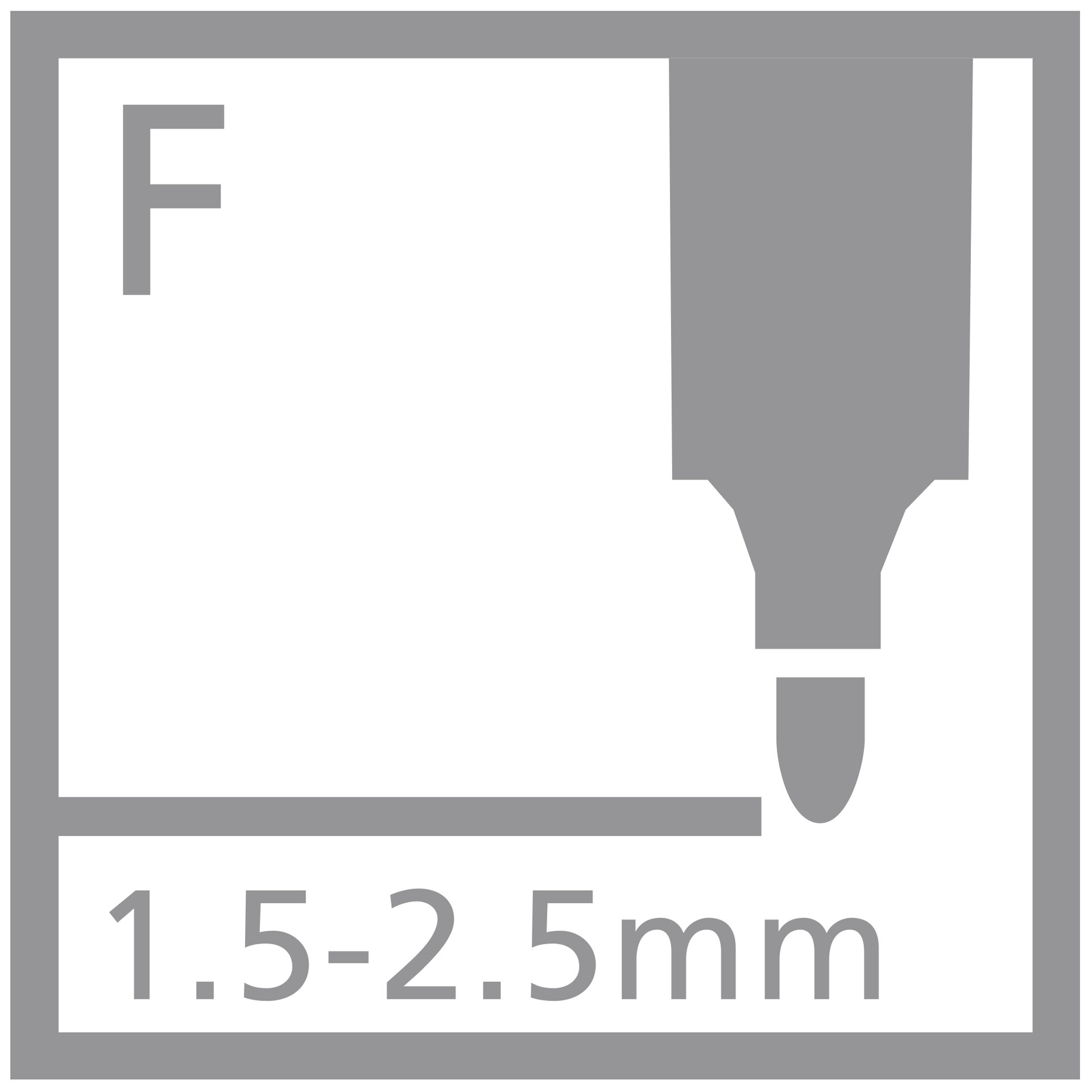 Filament, 3D-Drucker, Düse, Spitze, 1,5-2,5 mm