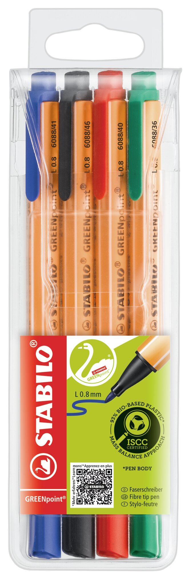 Penna fineliner CO2 neutral STABILO GREENpoint Fineliner/ pennarello STABILO GREENpoint