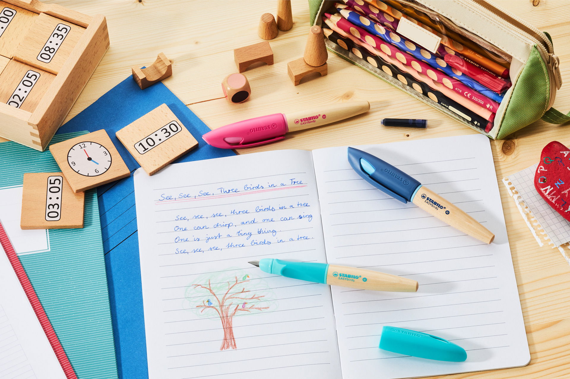 Stylo-plume STABILO EASYbirdy Timber