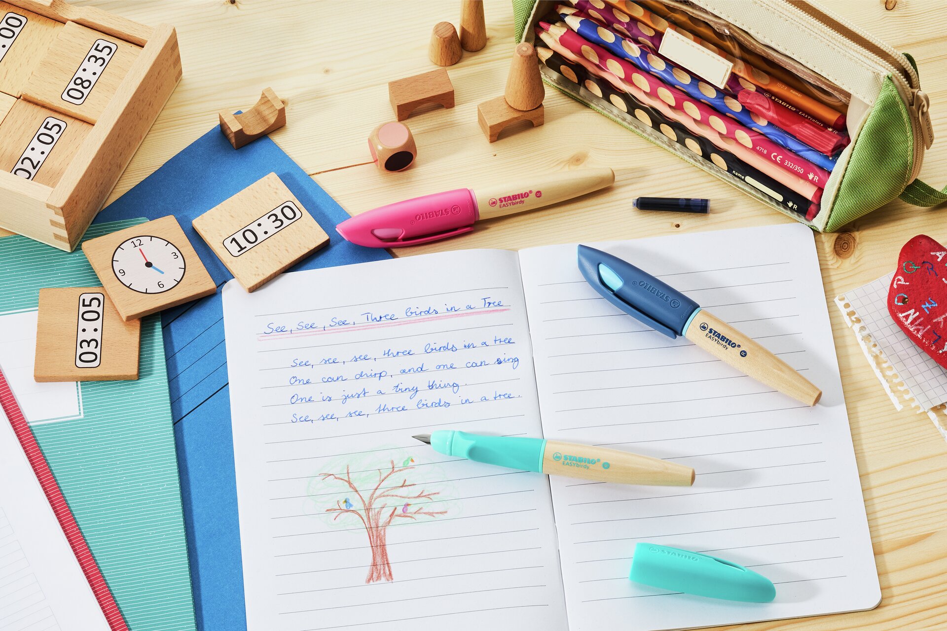 Plnící pero STABILO EASYbirdy Timber