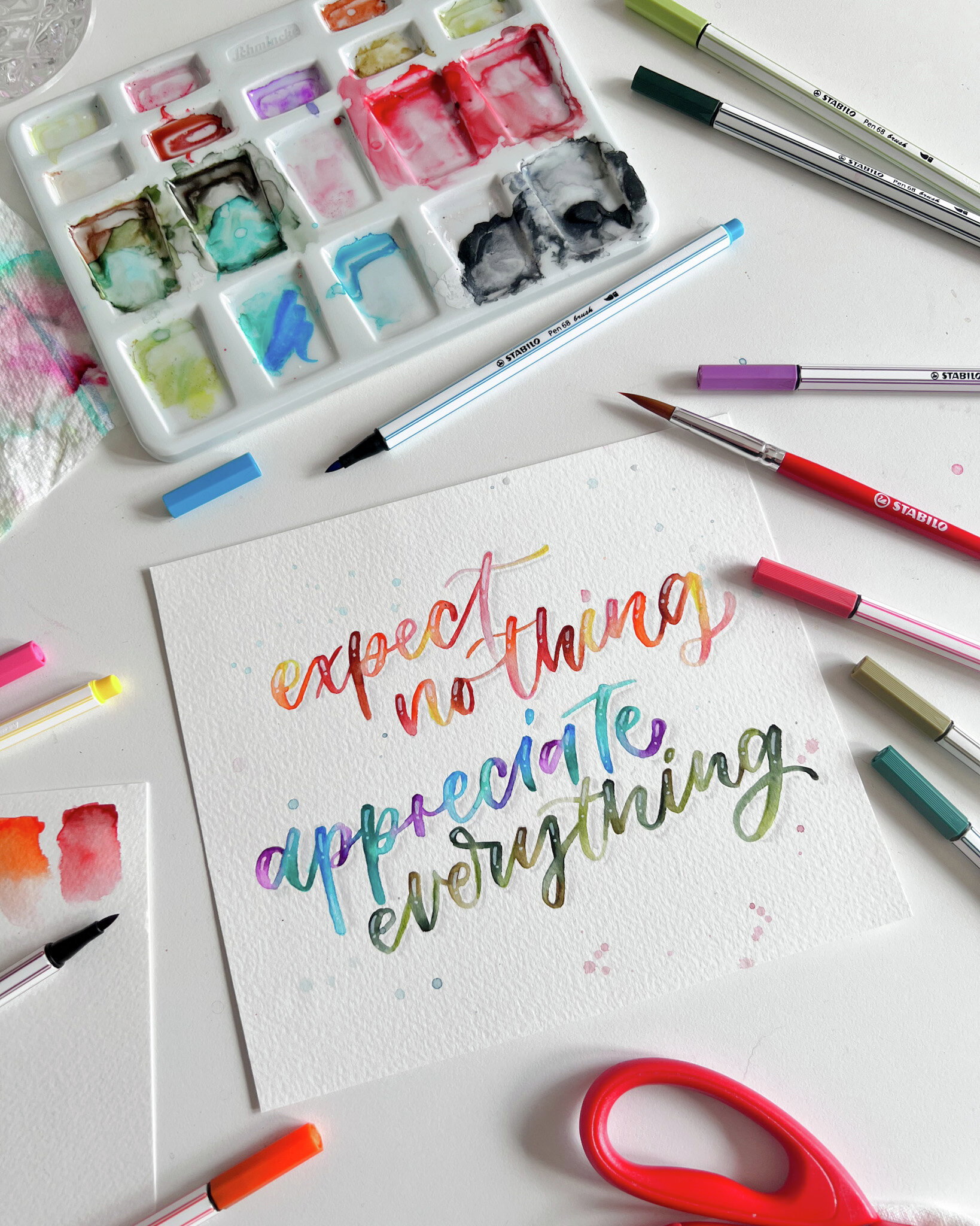 Fiber-Tip Pen STABILO Pen 68 brush