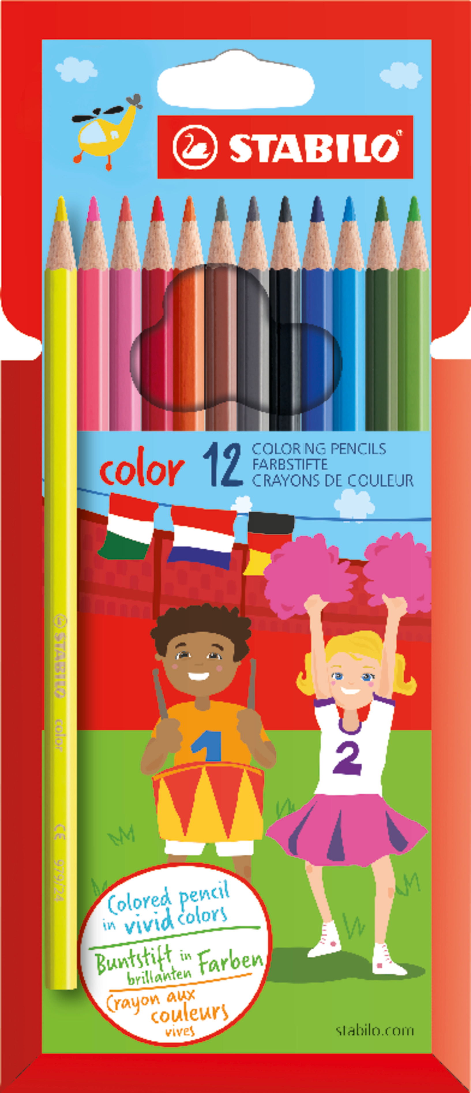 Pastelky STABILO color