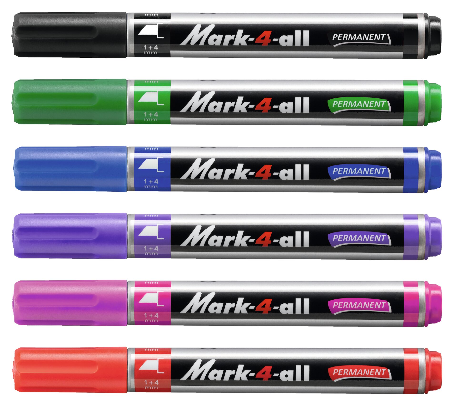 Mark-4-all, Permanent, Marker, Permanent marker, Assorted colors