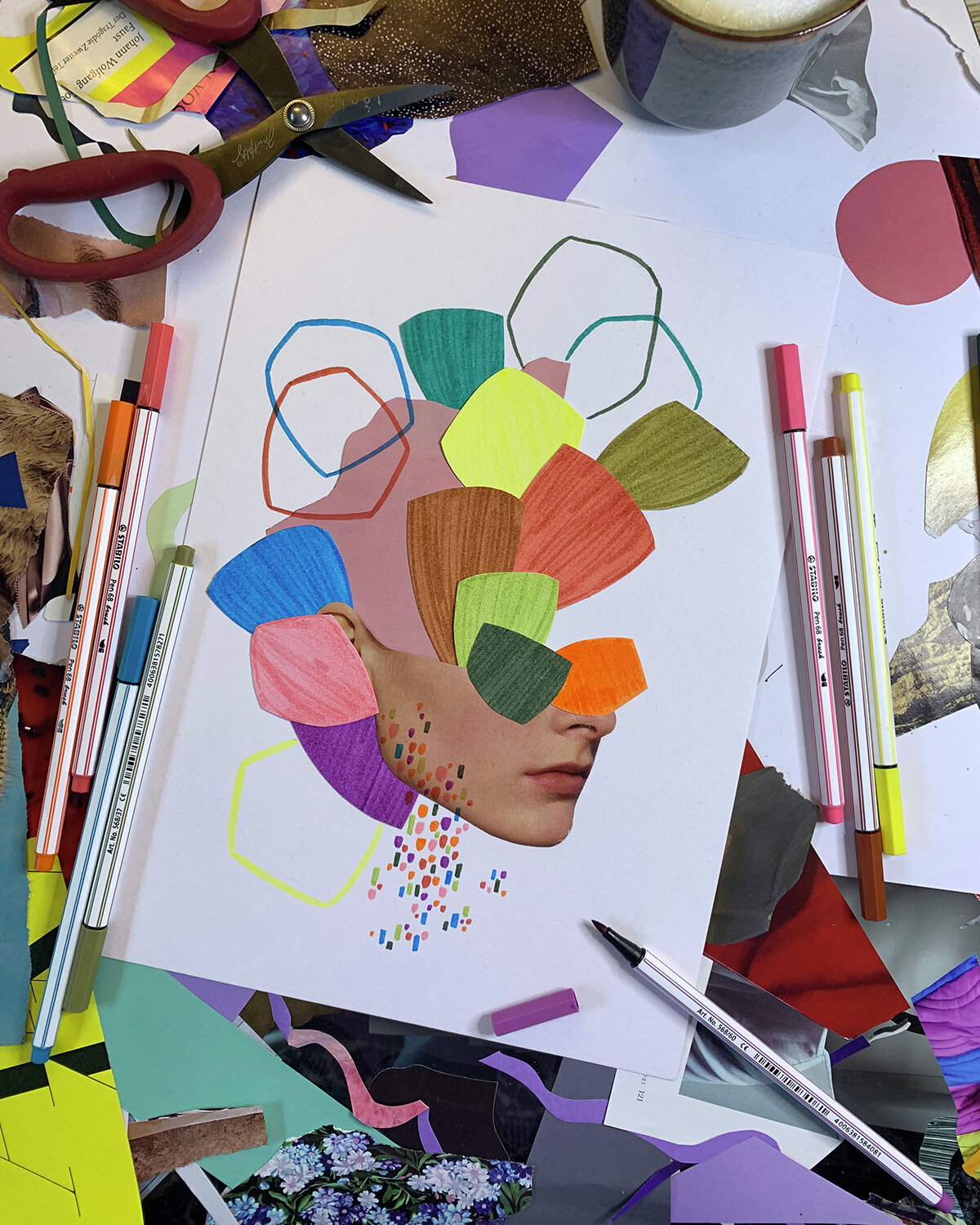 Fiber-Tip Pen STABILO Pen 68 brush