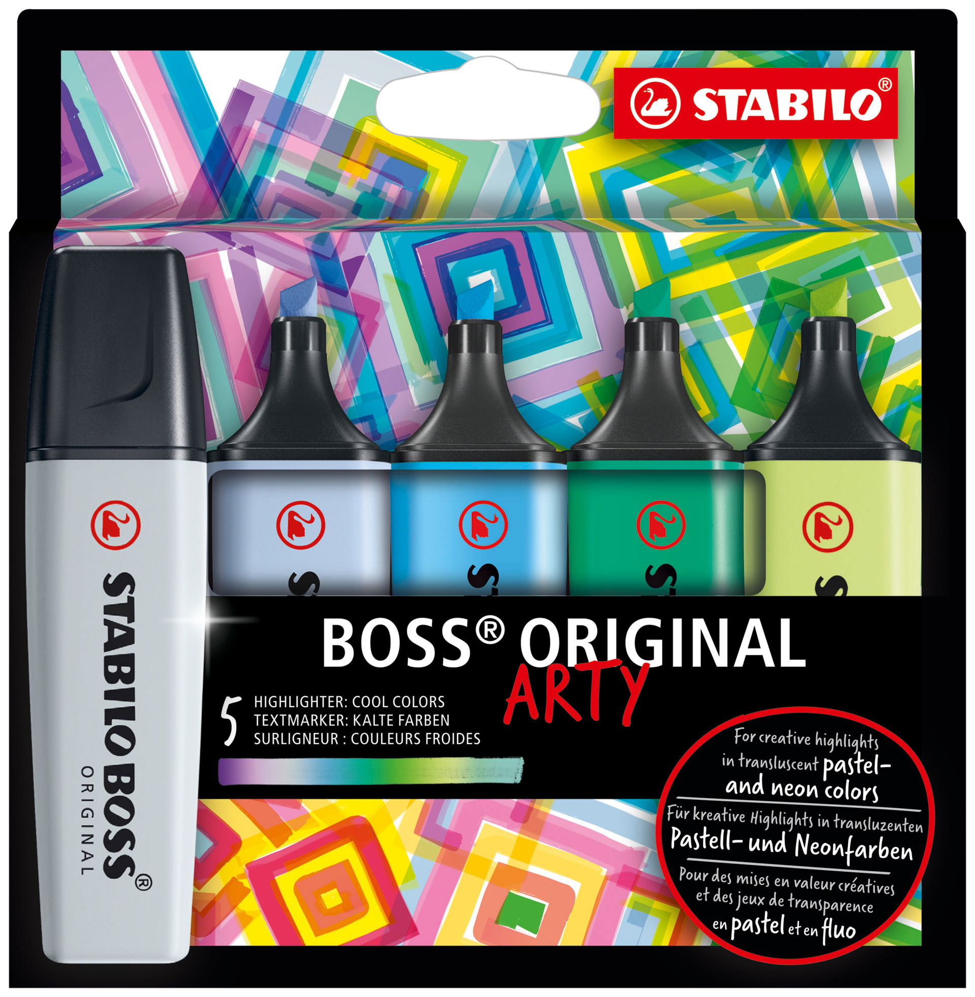 Subrayador fluorescente STABILO BOSS ORIGINAL ARTY