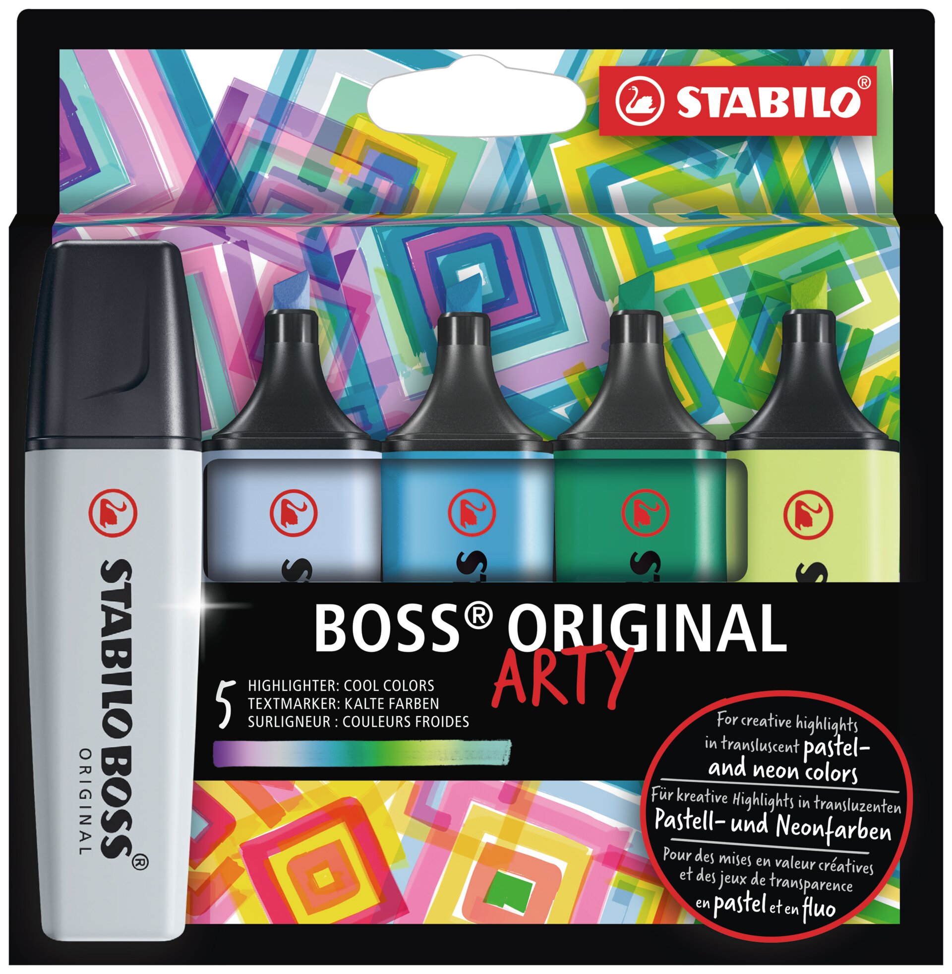 Zvýrazňovač STABILO BOSS ORIGINAL zvýrazňovač STABILO BOSS ORIGINAL ARTY