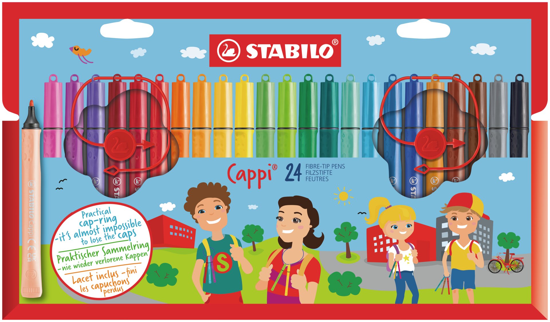 Felt tip pen STABILO Cappi Fiber-Tip Pen STABILO Cappi