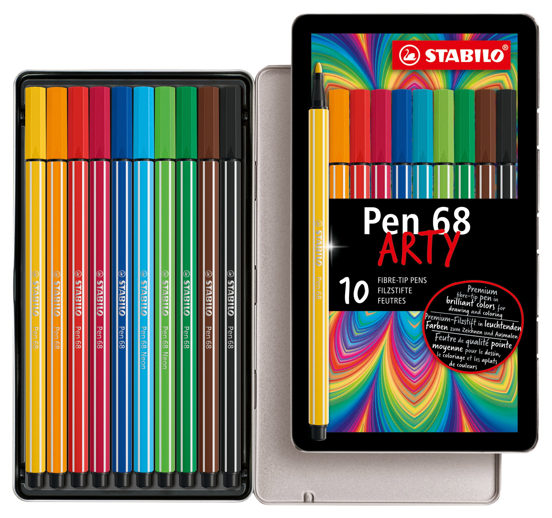 Premium-Filzstift STABILO Pen 68 Fasermaler STABILO Pen 68 ARTY