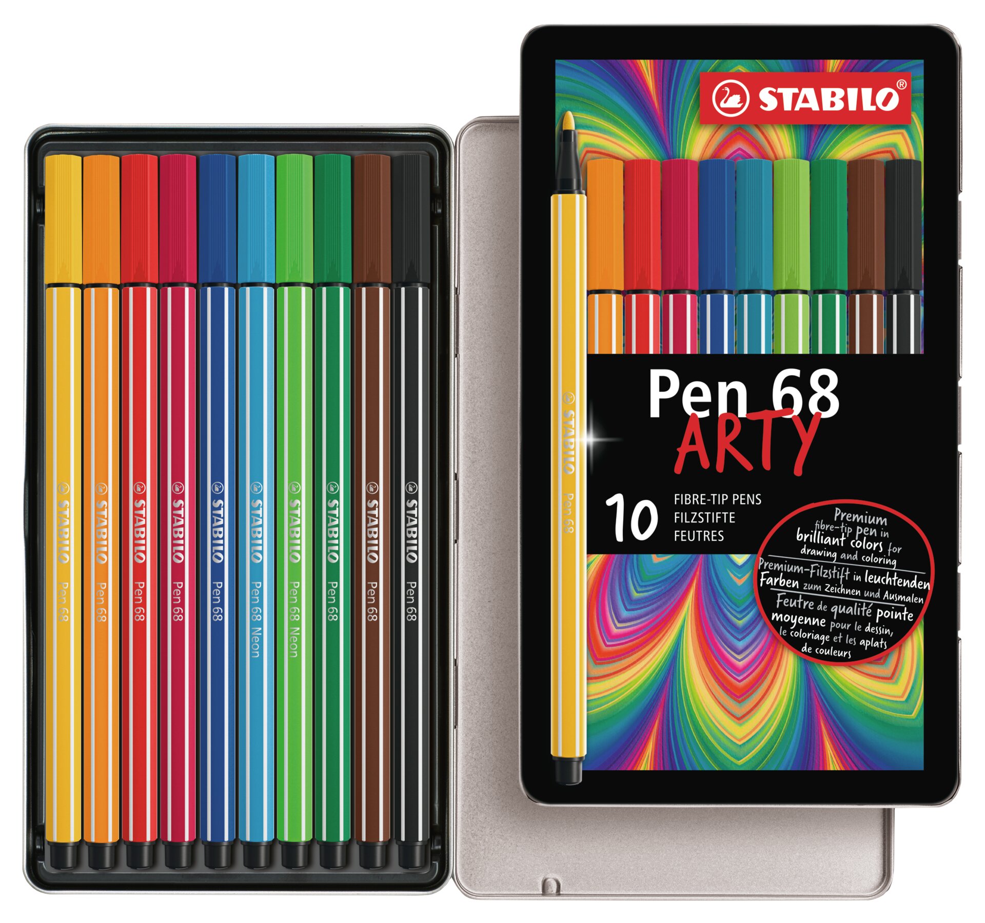 Feutre de dessin de qualité premium STABILO Pen 68 Feutres STABILO Pen 68 ARTY