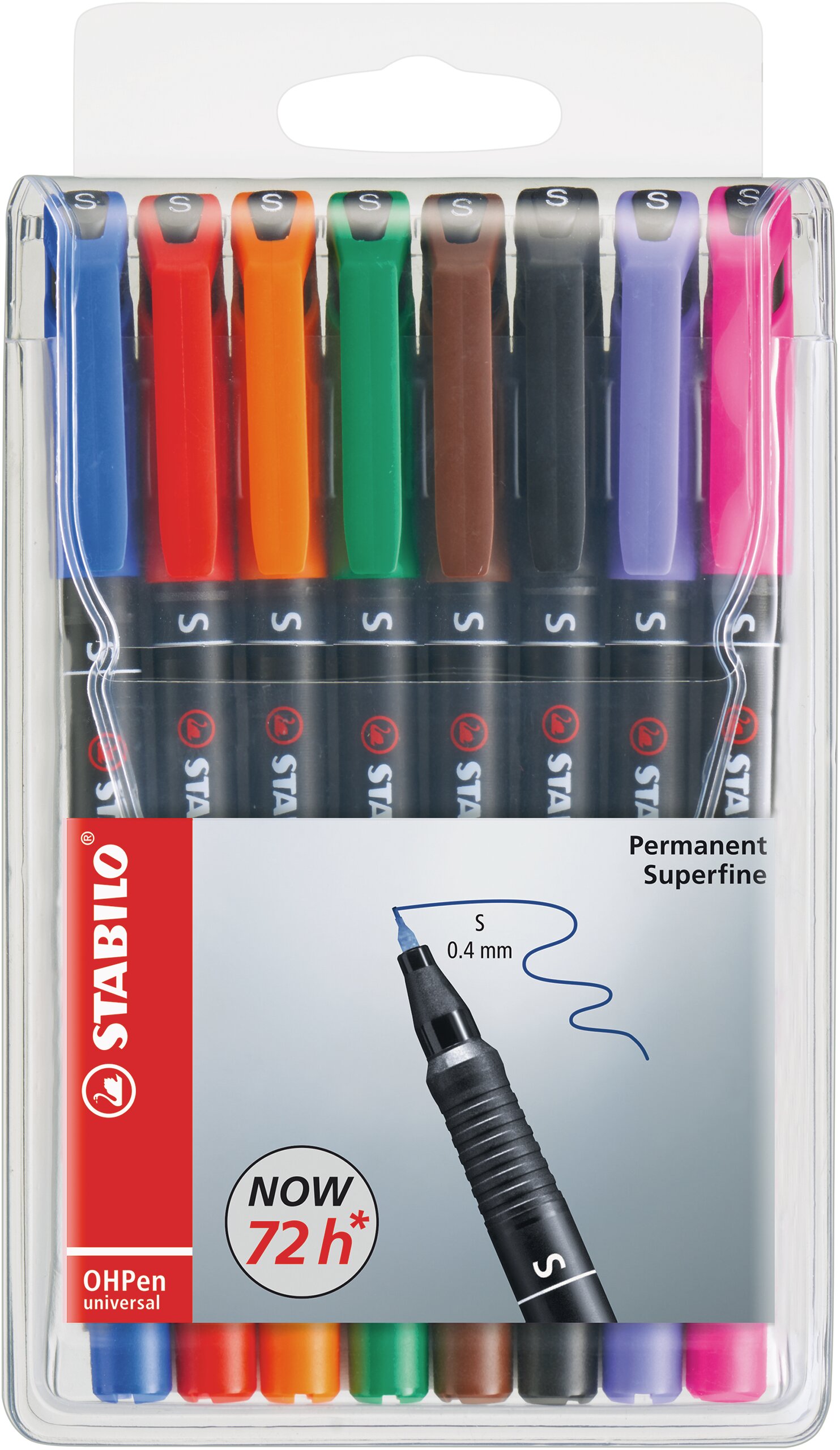 Feutre permanent pointe super fine STABILO OHPen universal Feutres pour rétroprojection et surfaces lisses STABILO OHPen universal