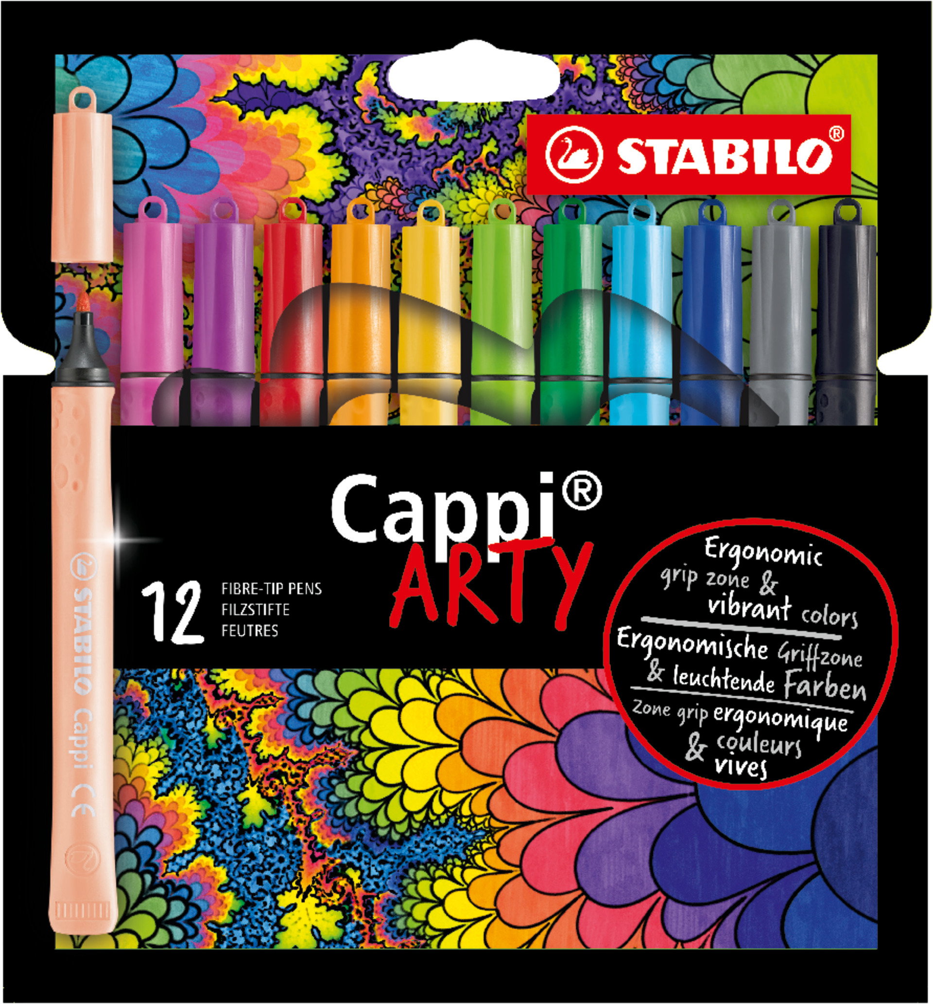 Filzstift STABILO Cappi Fasermaler STABILO Cappi ARTY