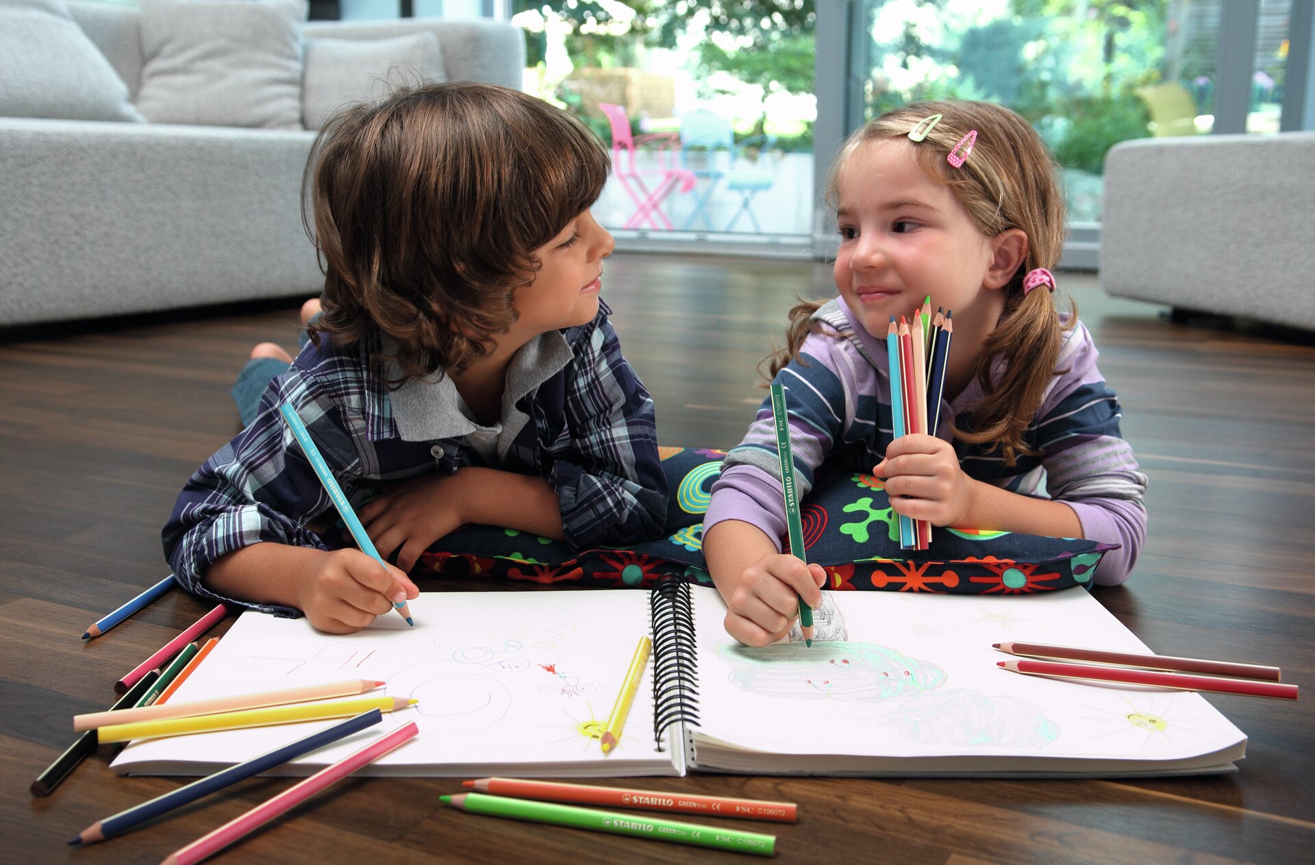 Kleurpotloden STABILO GREENtrio