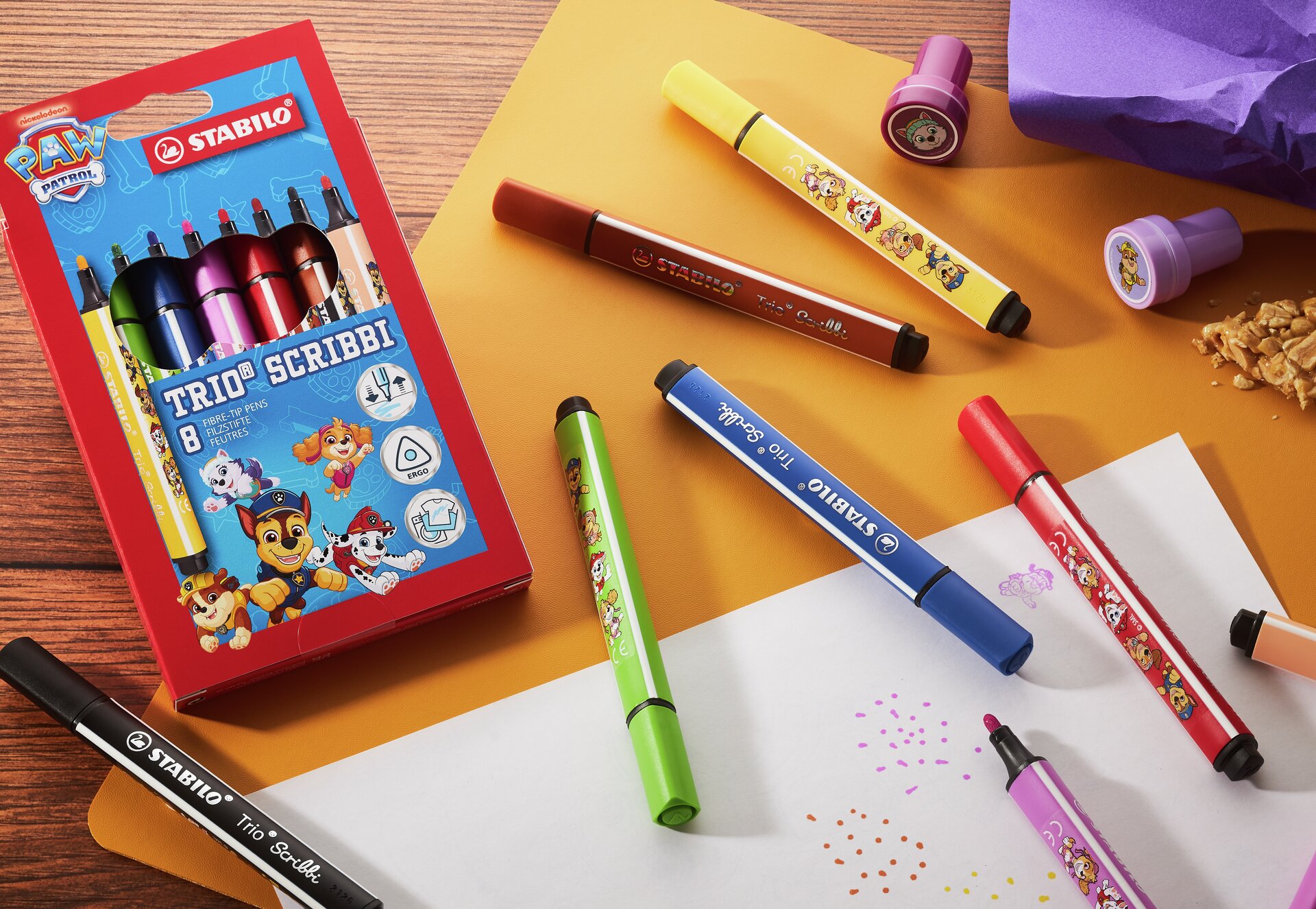 Pennarello STABILO Trio Scribbi PAW Patrol