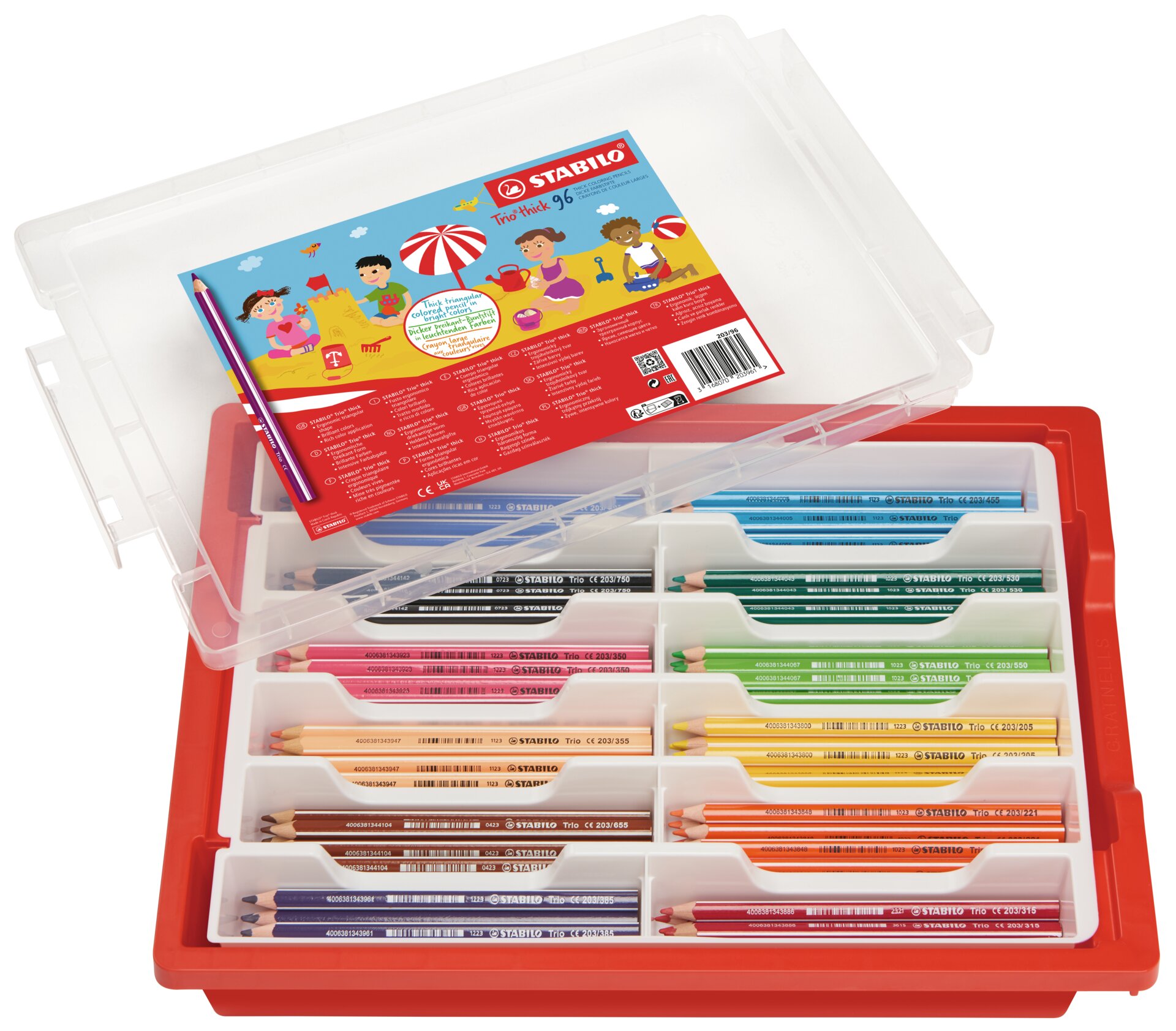 Triangular colored pencil STABILO Trio thick Colored Pencils STABILO Trio thick