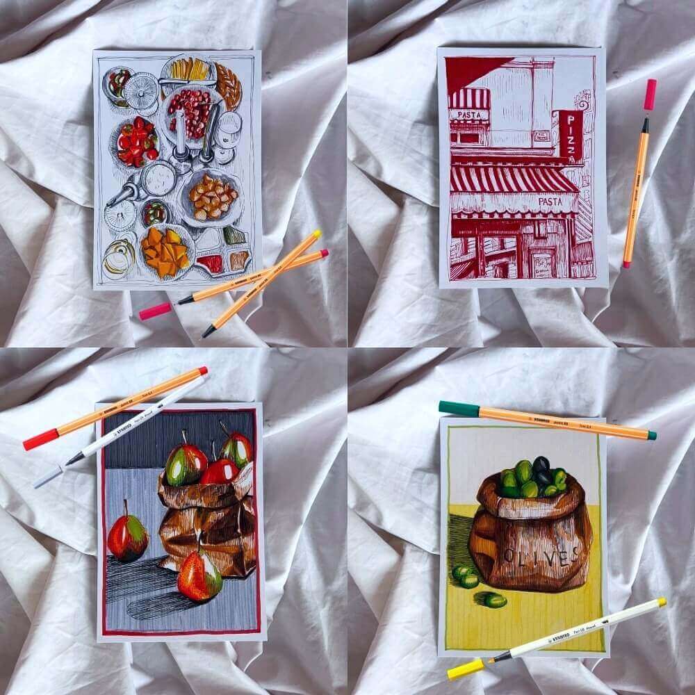 Essen, Präsentation des Essens, Essstäbchen