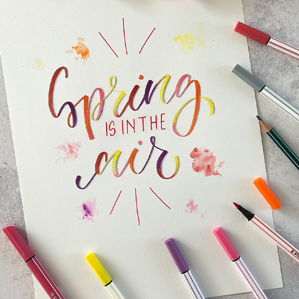 Spring Lettering