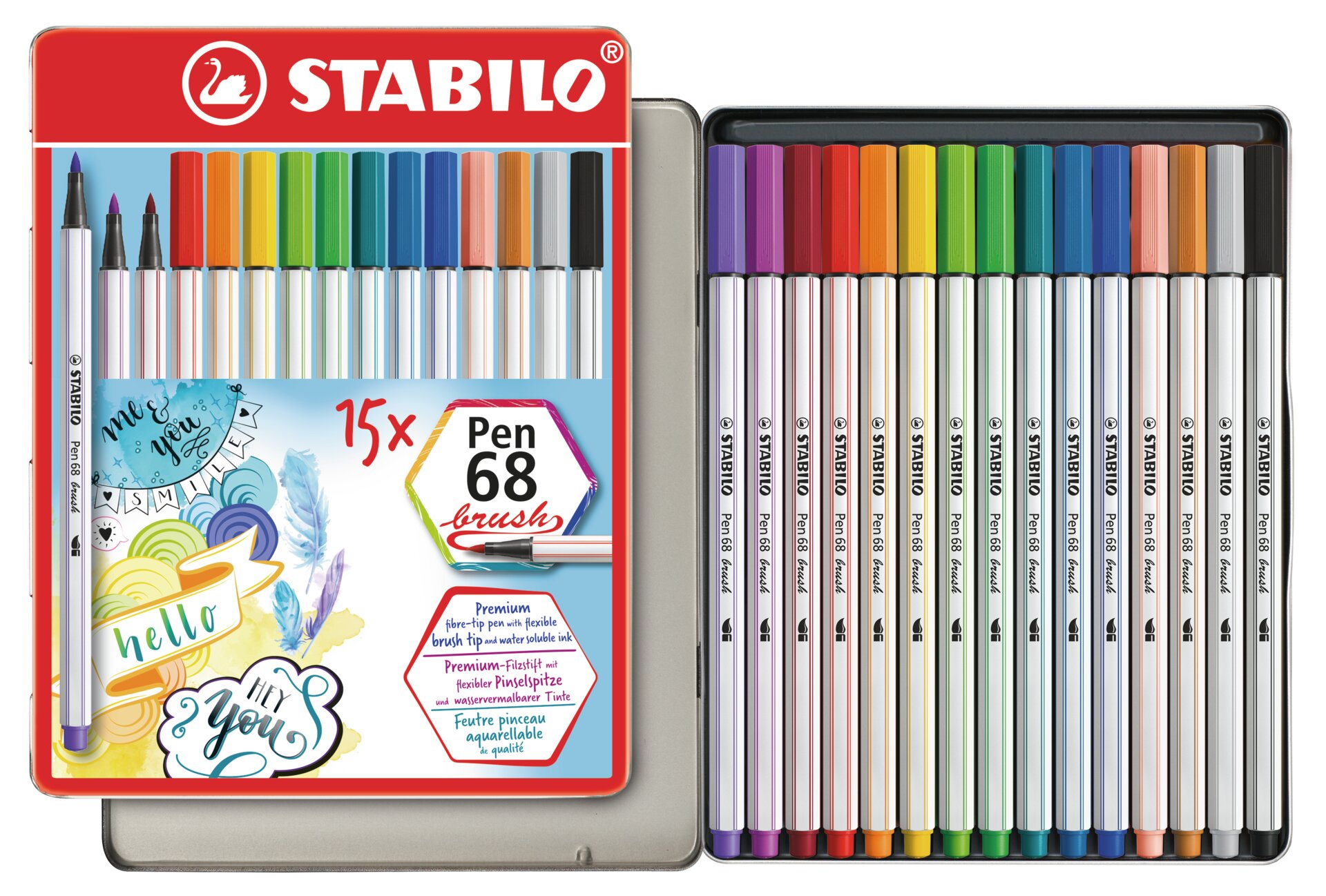 Feutre pinceau STABILO Pen 68 brush Feutres STABILO Pen 68 brush