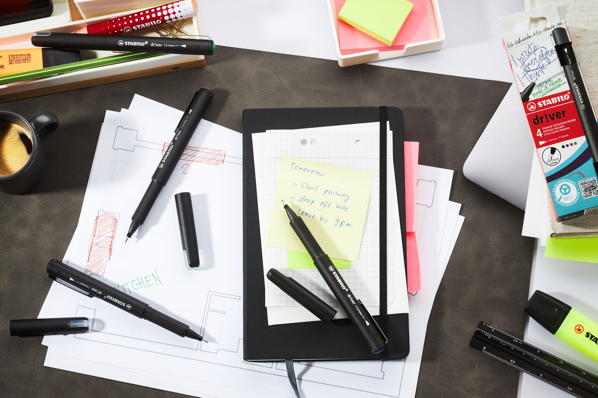 Fineliner/ Fibre- Tip Pen STABILO dr!ver fine